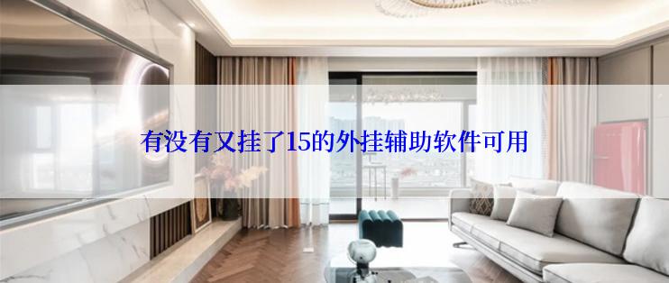 有没有又挂了15的外挂辅助软件可用