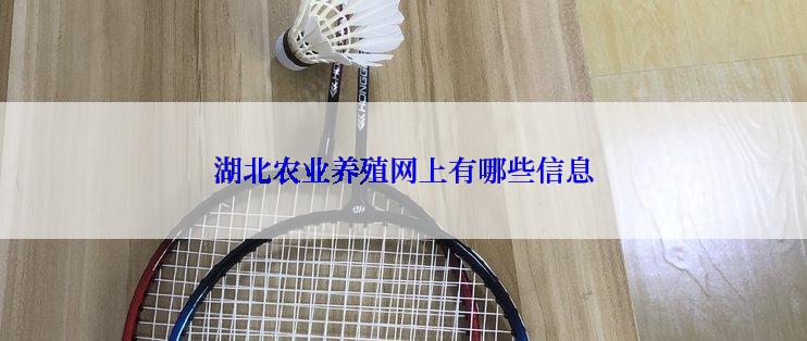 湖北农业养殖网上有哪些信息