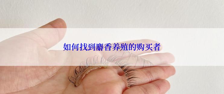 如何找到麝香养殖的购买者