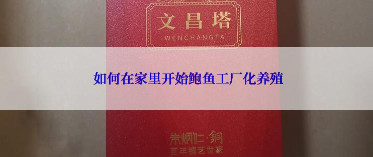  如何在家里开始鲍鱼工厂化养殖