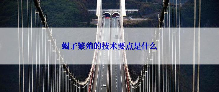 蝎子繁殖的技术要点是什么