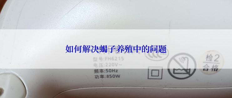 如何解决蝎子养殖中的问题