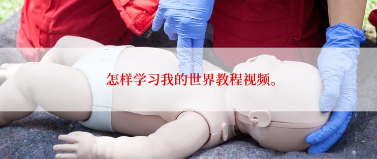  怎样学习我的世界教程视频。