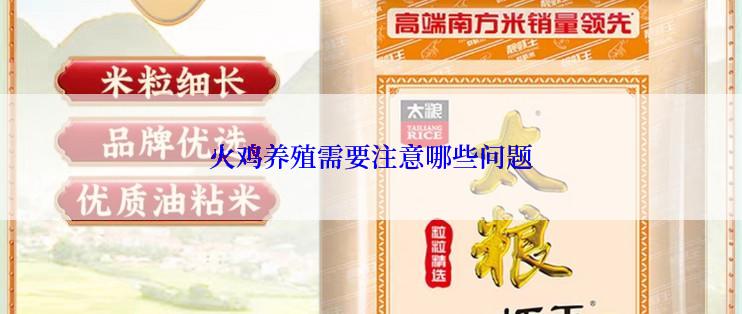 火鸡养殖需要注意哪些问题
