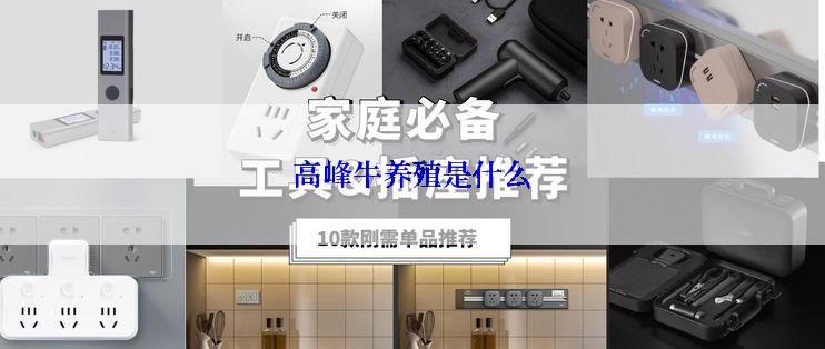 高峰牛养殖是什么