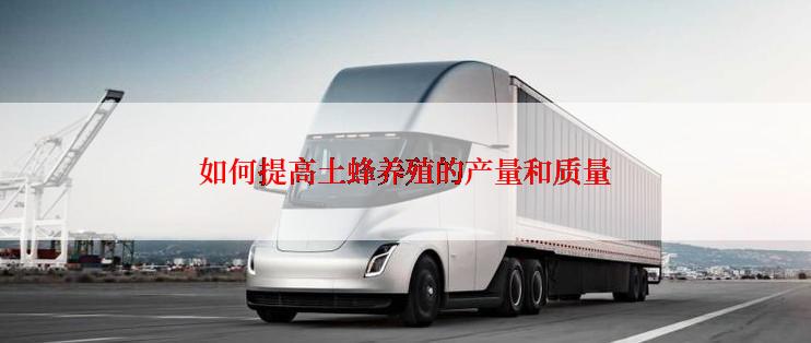 如何提高土蜂养殖的产量和质量