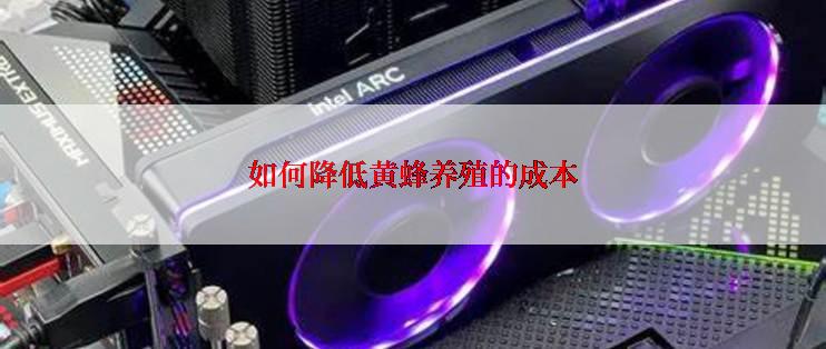 如何降低黄蜂养殖的成本