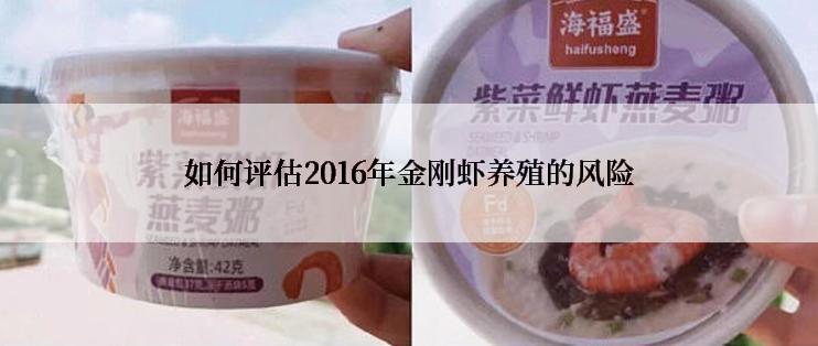 如何评估2016年金刚虾养殖的风险