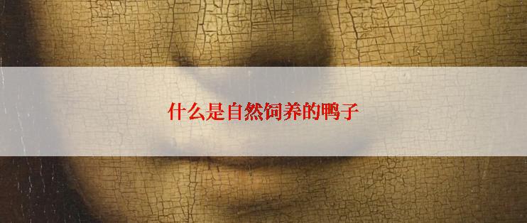 什么是自然饲养的鸭子