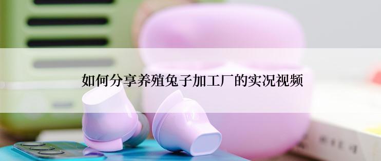  如何分享养殖兔子加工厂的实况视频