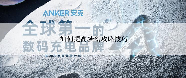  如何提高梦幻攻略技巧