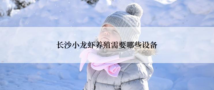 长沙小龙虾养殖需要哪些设备