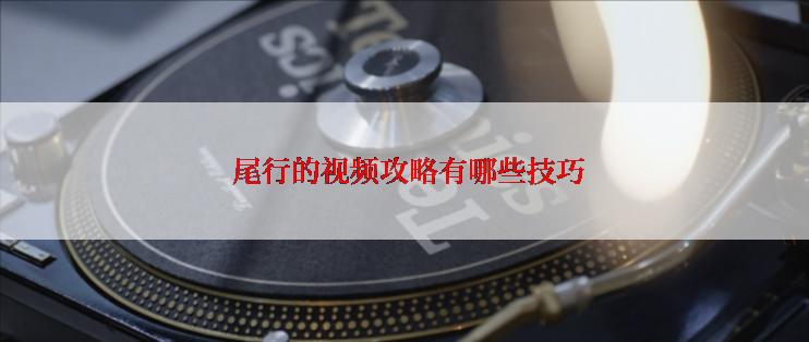  尾行的视频攻略有哪些技巧