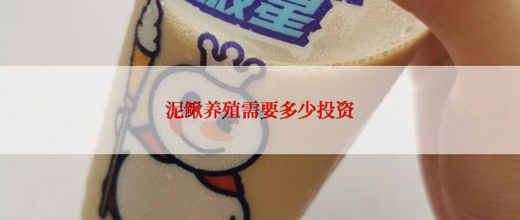 泥鳅养殖需要多少投资