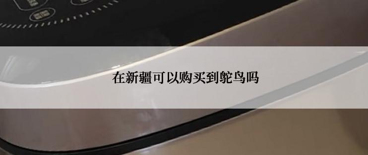 在新疆可以购买到鸵鸟吗