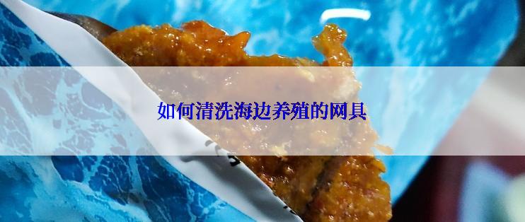 如何清洗海边养殖的网具