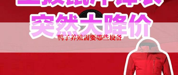  鸭子养殖需要哪些设备