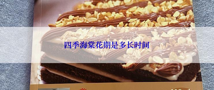 四季海棠花期是多长时间