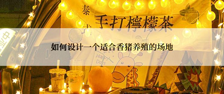 如何设计一个适合香猪养殖的场地