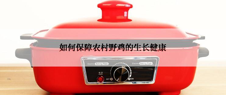 如何保障农村野鸡的生长健康