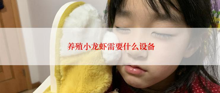  养殖小龙虾需要什么设备