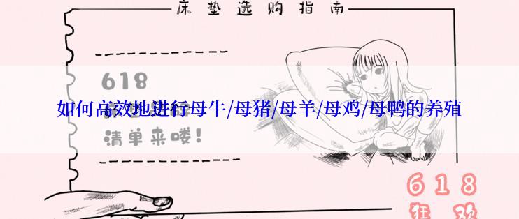 如何高效地进行母牛/母猪/母羊/母鸡/母鸭的养殖