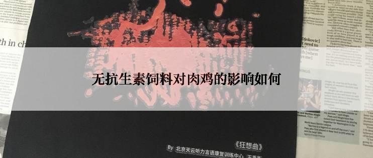 无抗生素饲料对肉鸡的影响如何