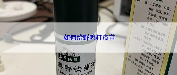  如何给野鸡打疫苗