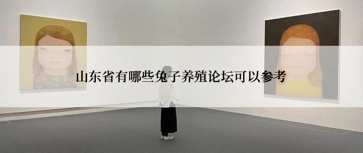 山东省有哪些兔子养殖论坛可以参考