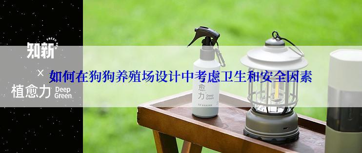 如何在狗狗养殖场设计中考虑卫生和安全因素