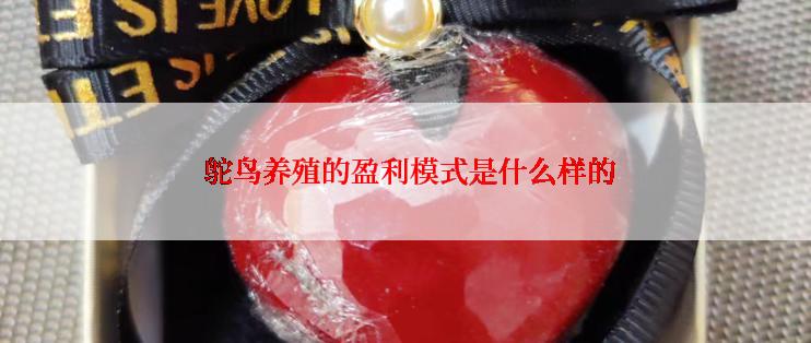  鸵鸟养殖的盈利模式是什么样的