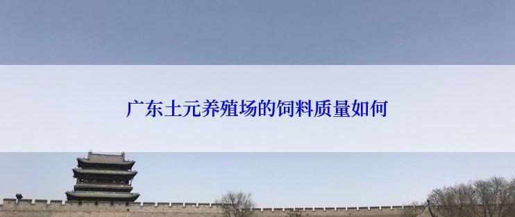 广东土元养殖场的饲料质量如何