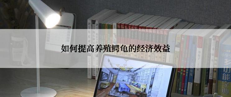 如何提高养殖鳄龟的经济效益