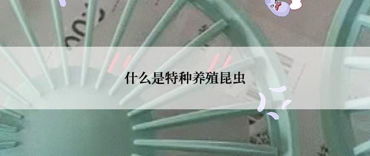 什么是特种养殖昆虫