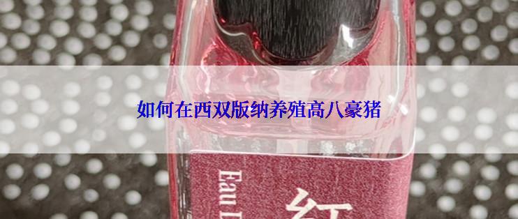 如何在西双版纳养殖高八豪猪