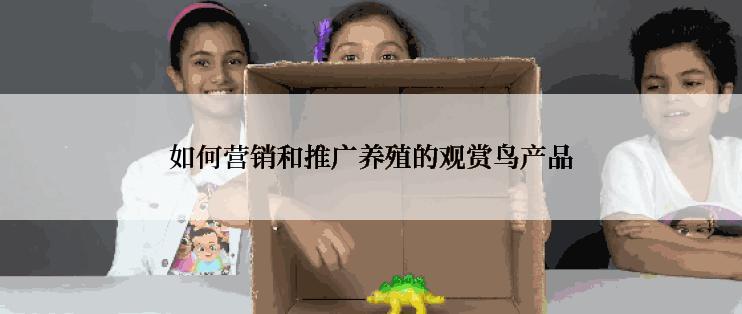 如何营销和推广养殖的观赏鸟产品