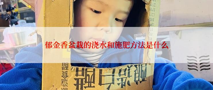 郁金香盆栽的浇水和施肥方法是什么