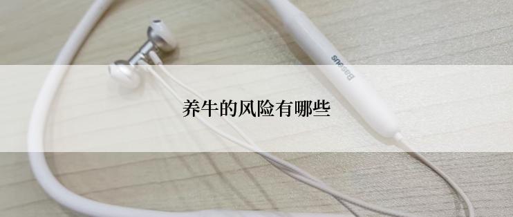 养牛的风险有哪些