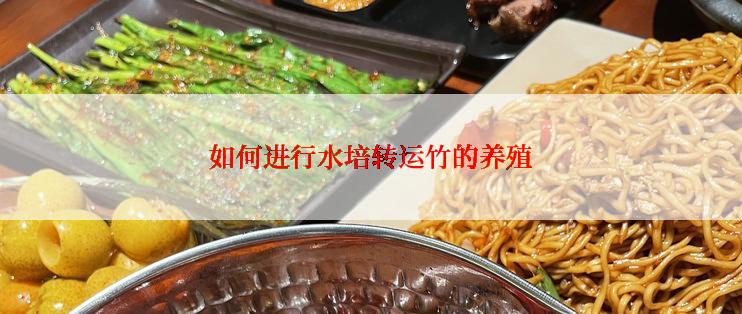 如何进行水培转运竹的养殖