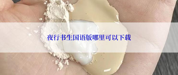 夜行书生国语版哪里可以下载