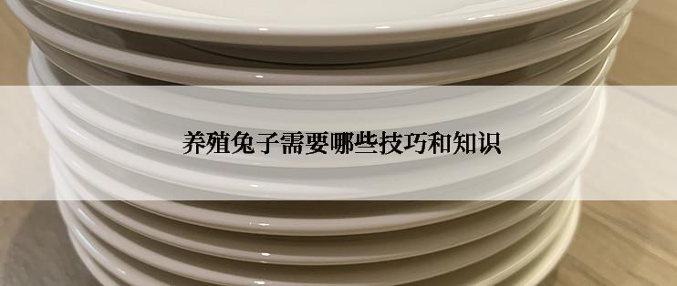  养殖兔子需要哪些技巧和知识