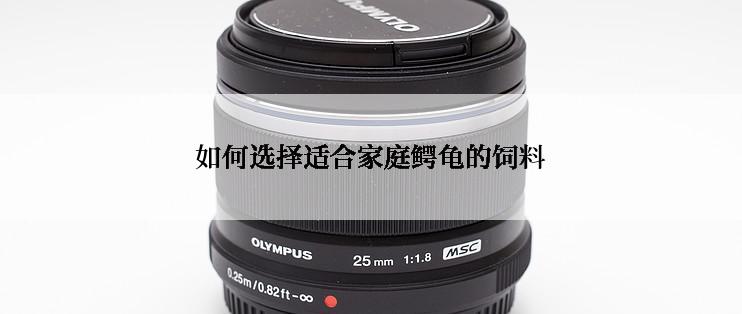 如何选择适合家庭鳄龟的饲料