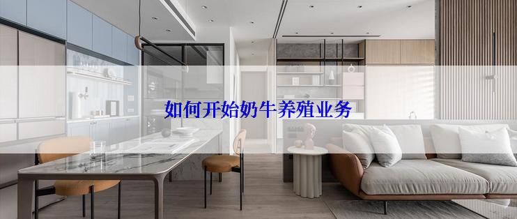 如何开始奶牛养殖业务