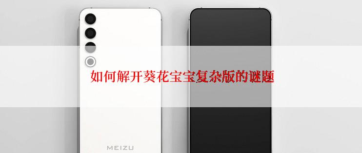  如何解开葵花宝宝复杂版的谜题