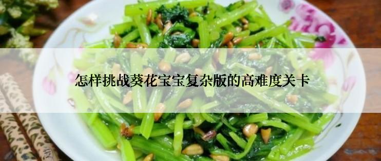  怎样挑战葵花宝宝复杂版的高难度关卡