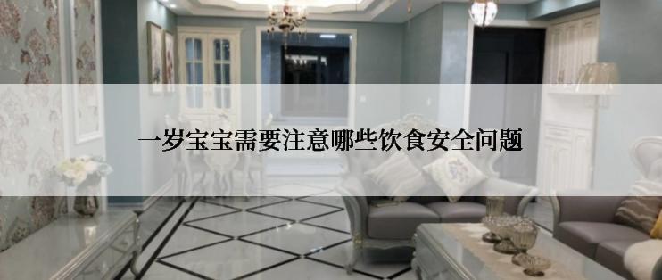一岁宝宝需要注意哪些饮食安全问题