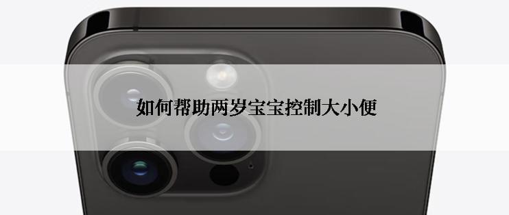  如何帮助两岁宝宝控制大小便