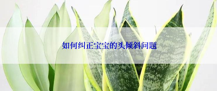 如何纠正宝宝的头倾斜问题