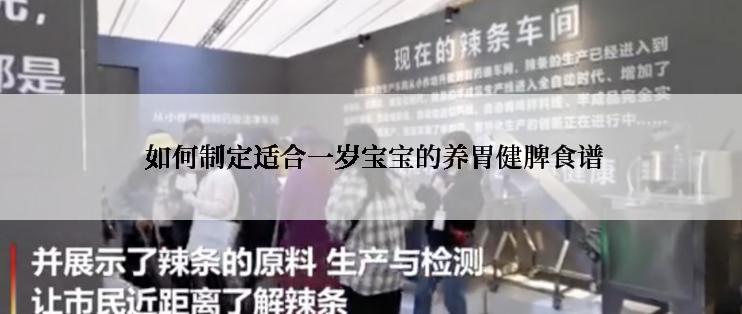  如何制定适合一岁宝宝的养胃健脾食谱