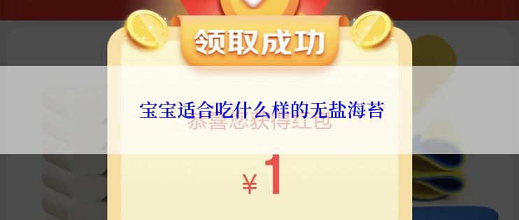  宝宝适合吃什么样的无盐海苔